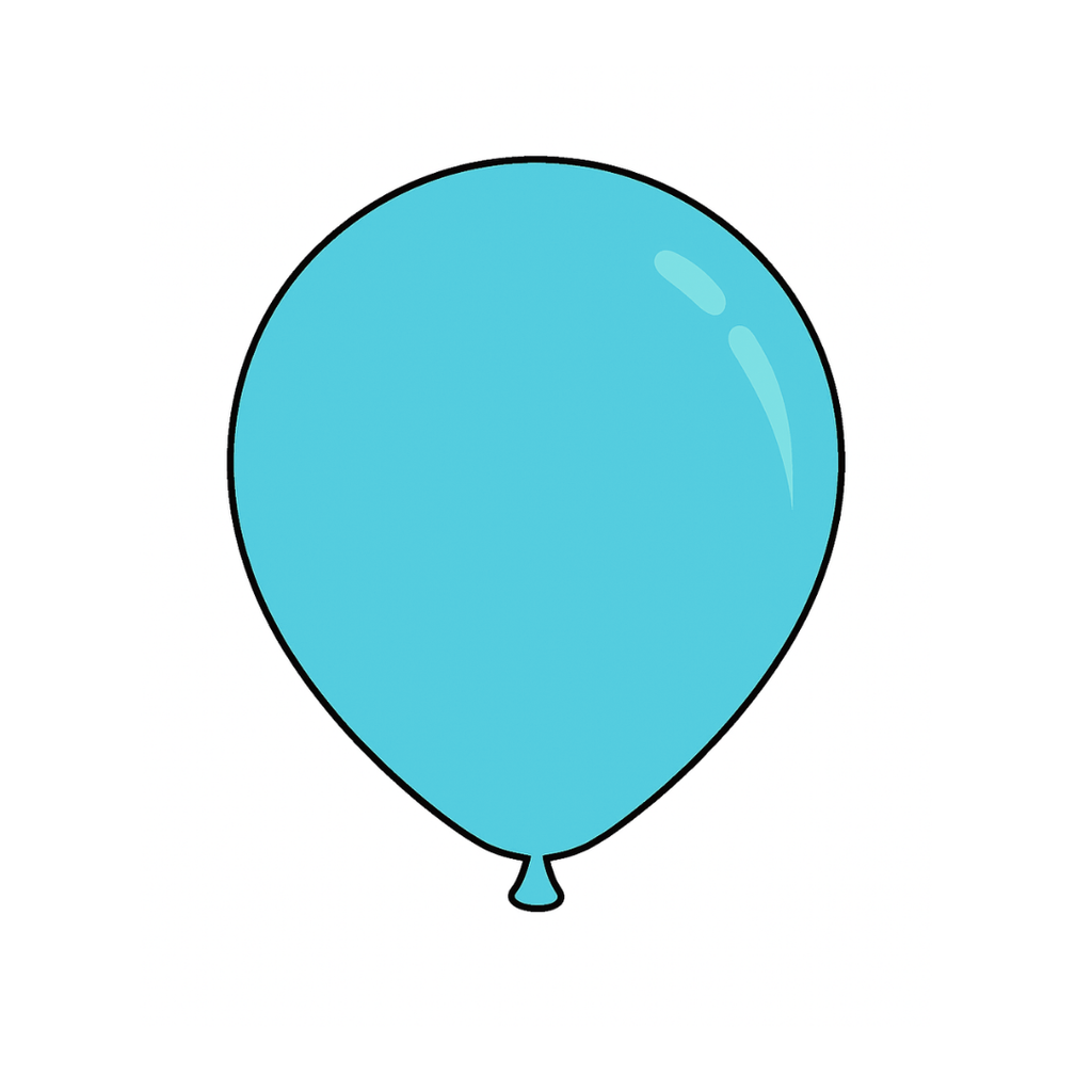 5" Solid Color Latex Balloon - 100 per pack