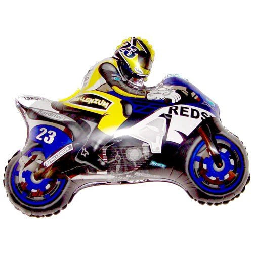 Racing Motor Bike Foil Balloon