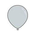 Grey - Solid Colors Latex Balloon