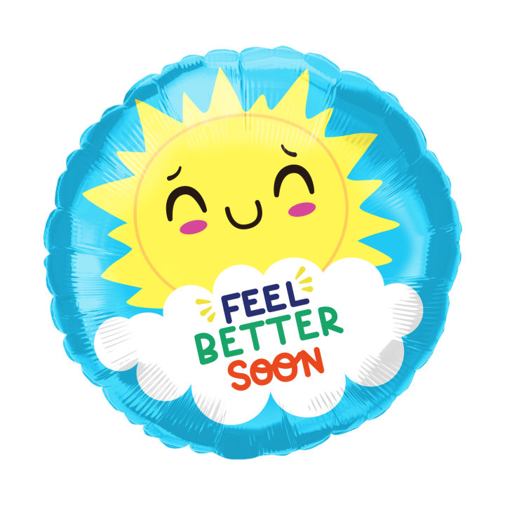 10" Get Well Soon Foil Balloon