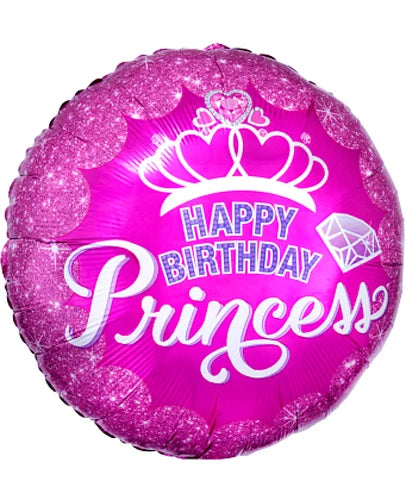 18" Happy Birthday Round Foil Balloon