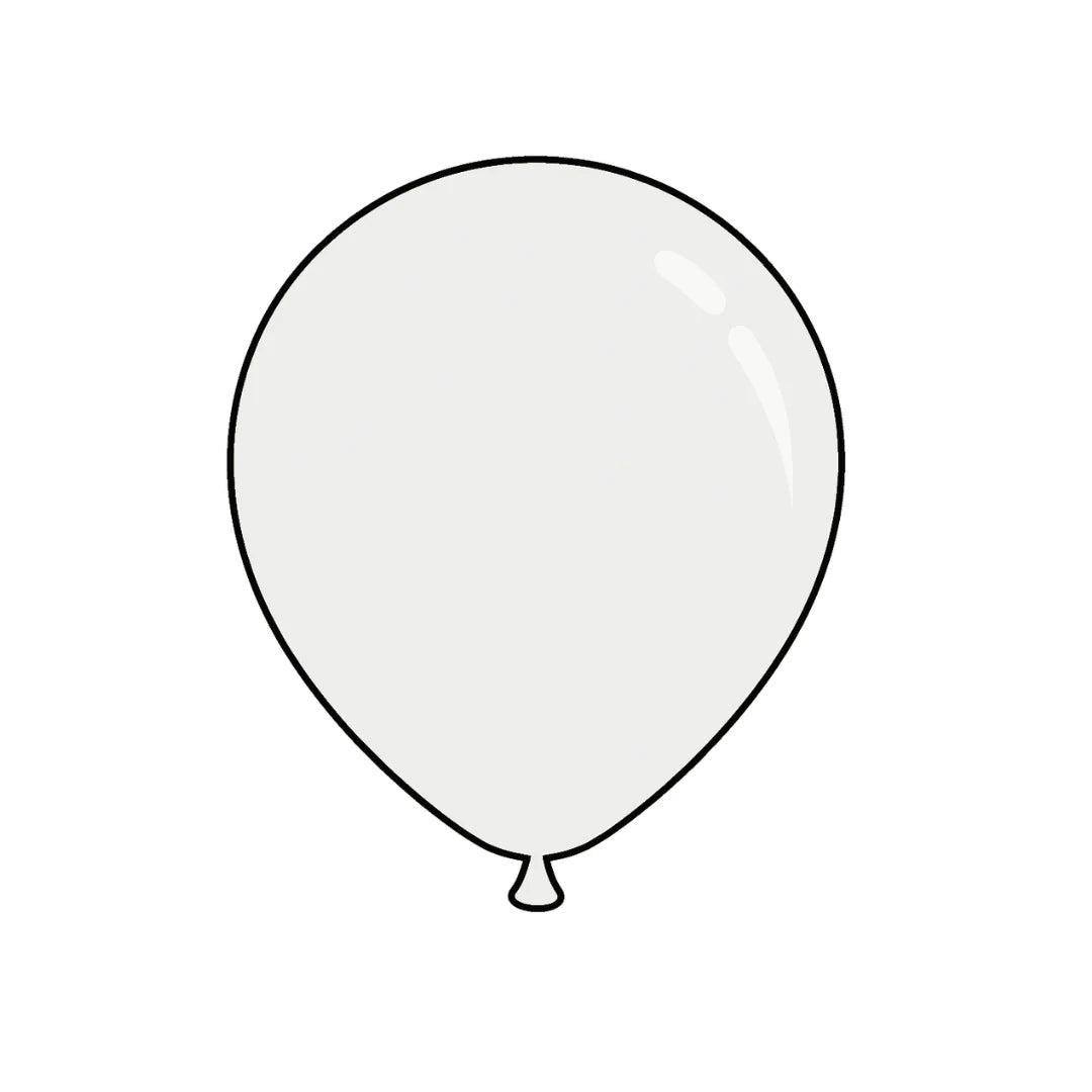 Clear - Solid Colors Latex Balloon