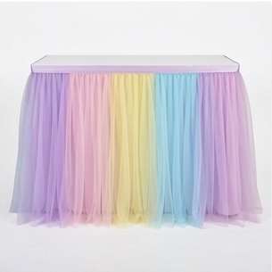 Customized Table Skirt - Tulle
