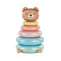 48" Bear Stacking Rings Foil Balloon