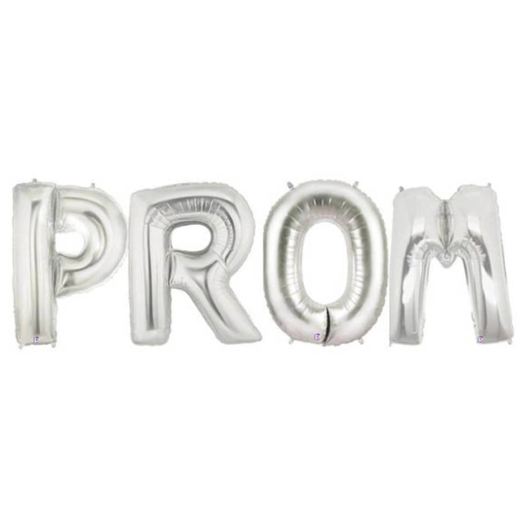 34" Prom (Letters) Foil Balloon