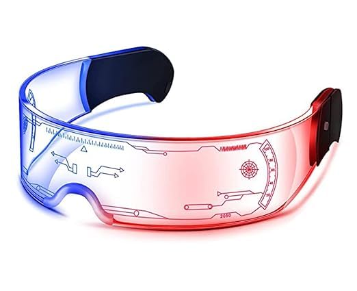 Multicolor Cyberpunk LED Glasses