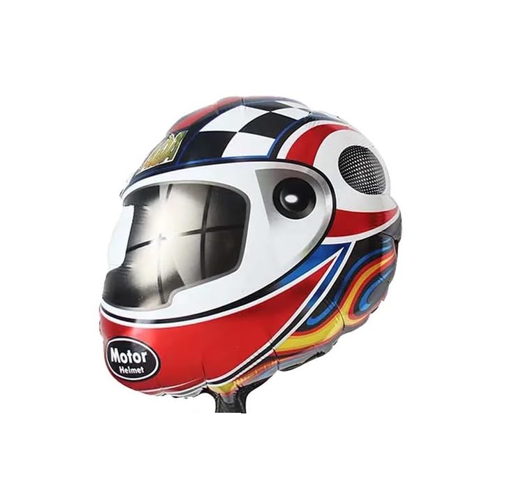 Racing Helmet Foil Balloon