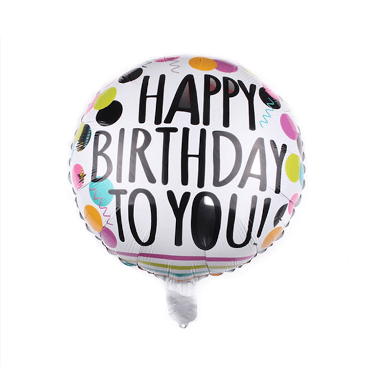 18" Happy Birthday Foil Balloon