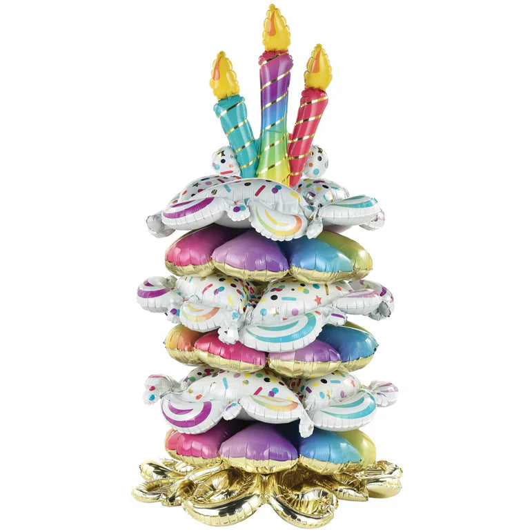 48" Birthday Cake Foil Balloon