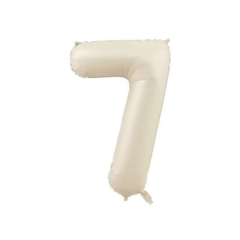 34" Numbers - Off-White