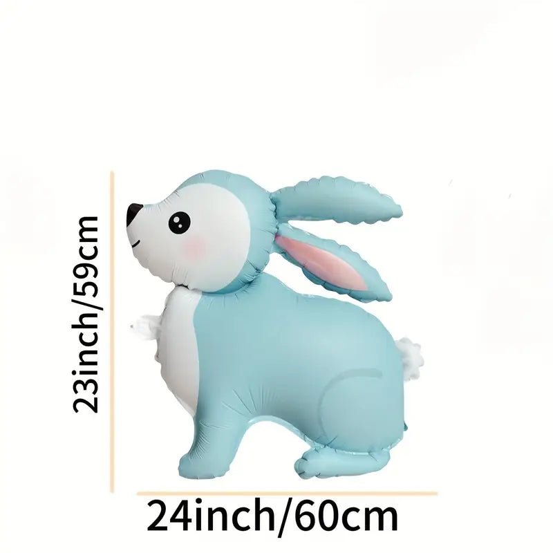 24" Pastel Bunny Foil Balloon