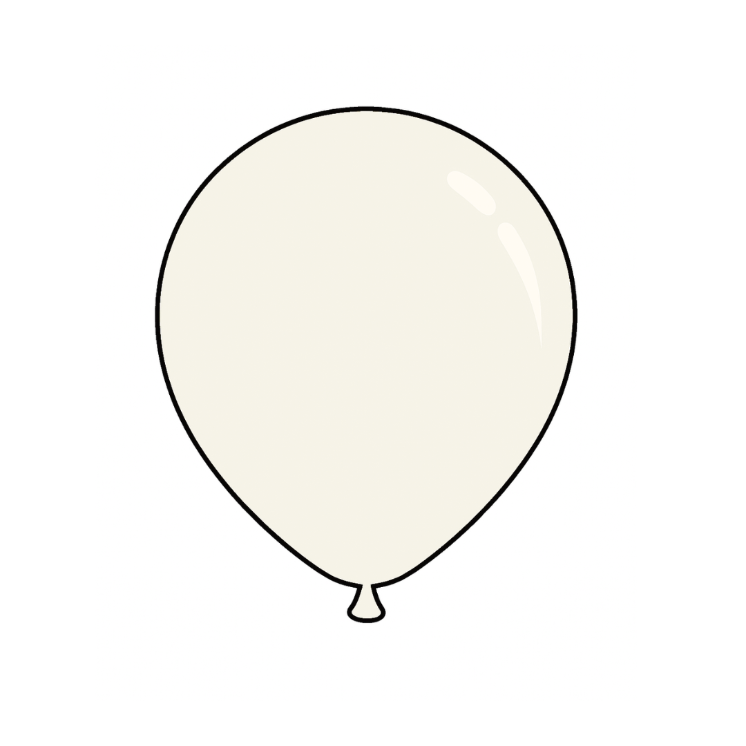 5" Retro Colors Latex Balloons - 100 per pack