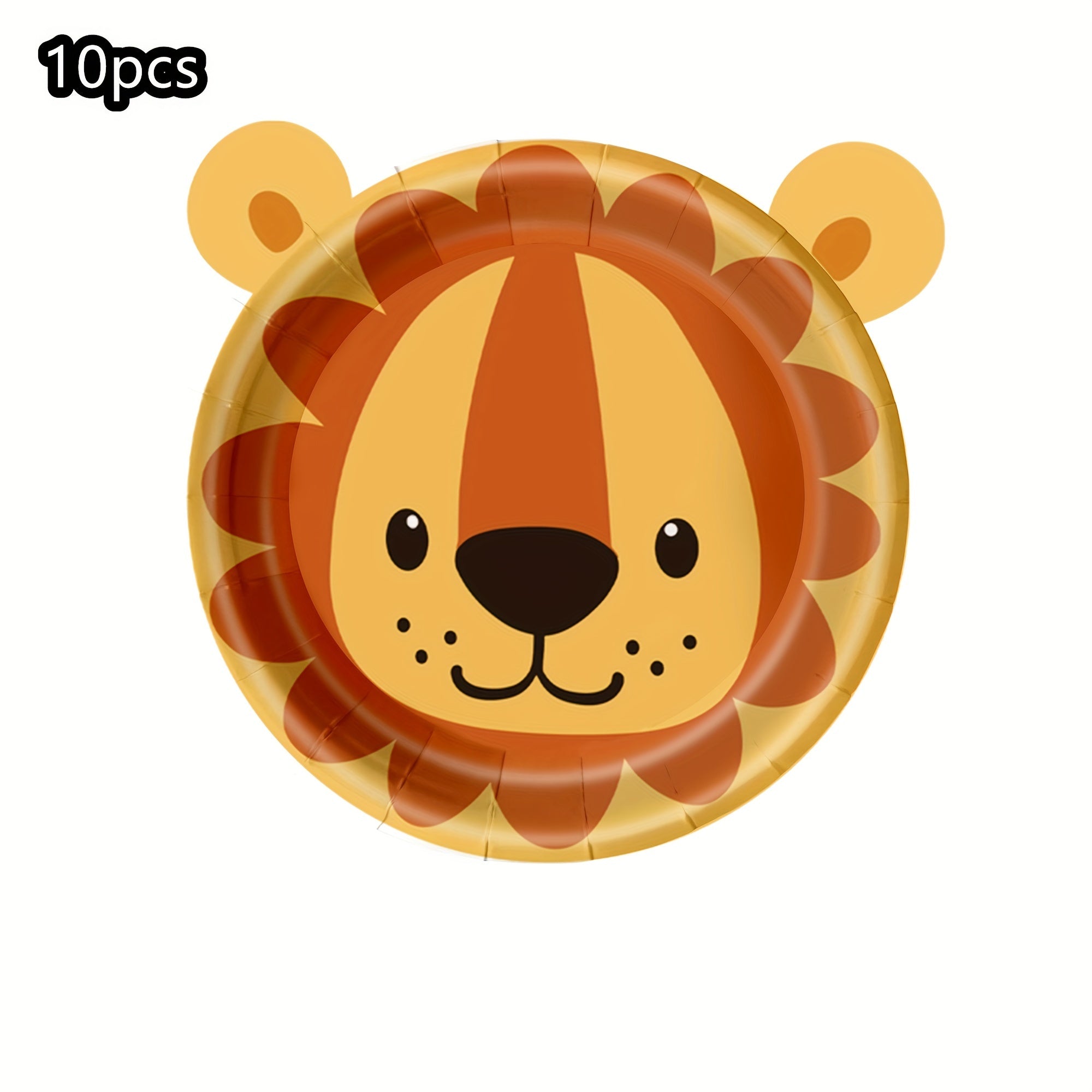 Jungle Animals Disposable Paper Plates