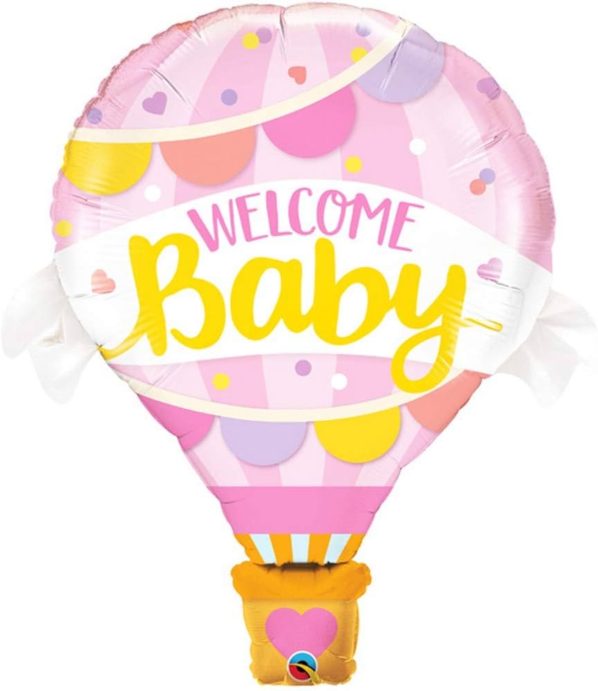 31" Welcome Baby Hot Air Balloon