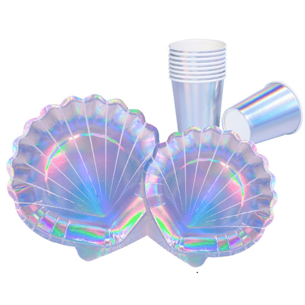 Seashell Birthday Party Tableware Set