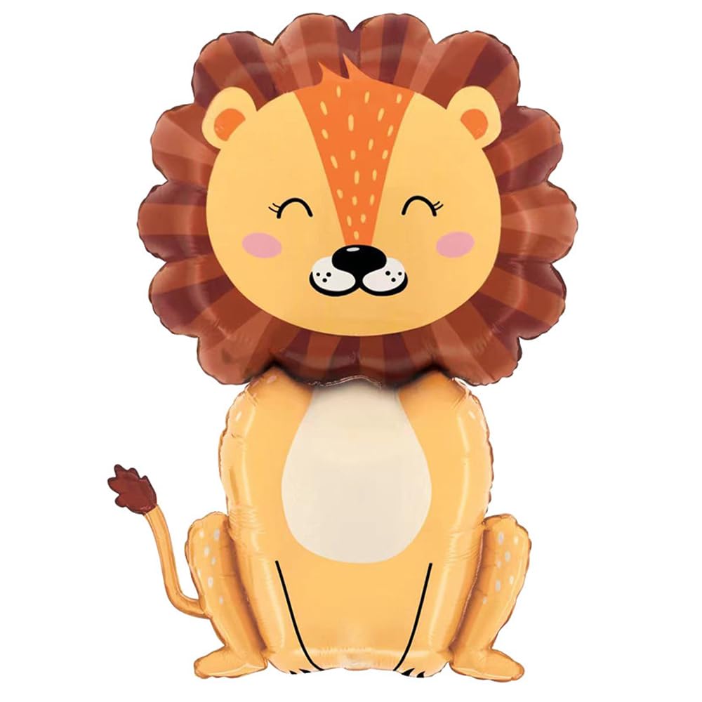 Lion - Zoo Theme Foil Balloon