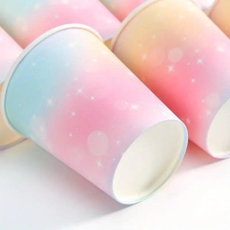 Rainbow Birthday Party Tableware Set