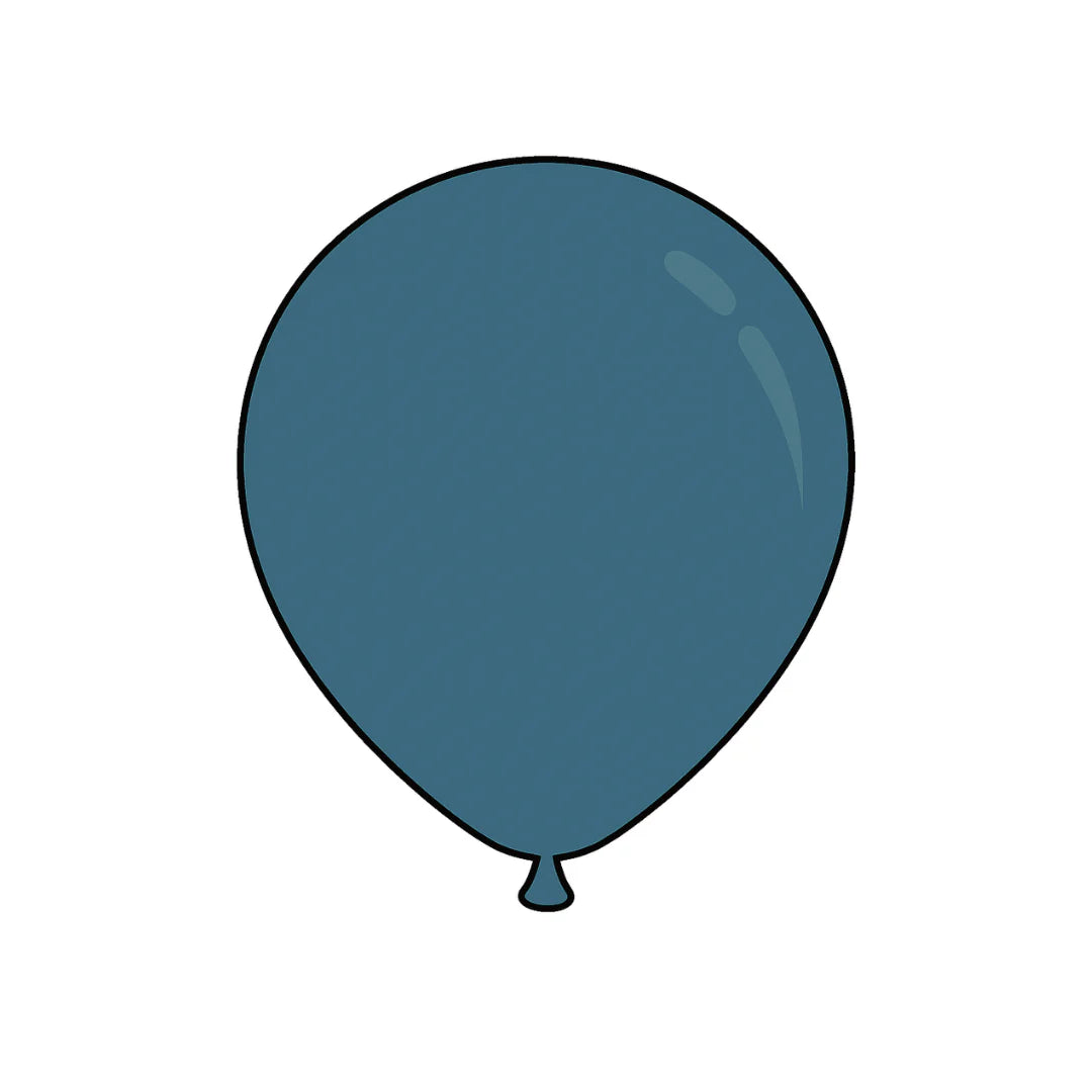 Dark Blue - Solid Colors Latex Balloon