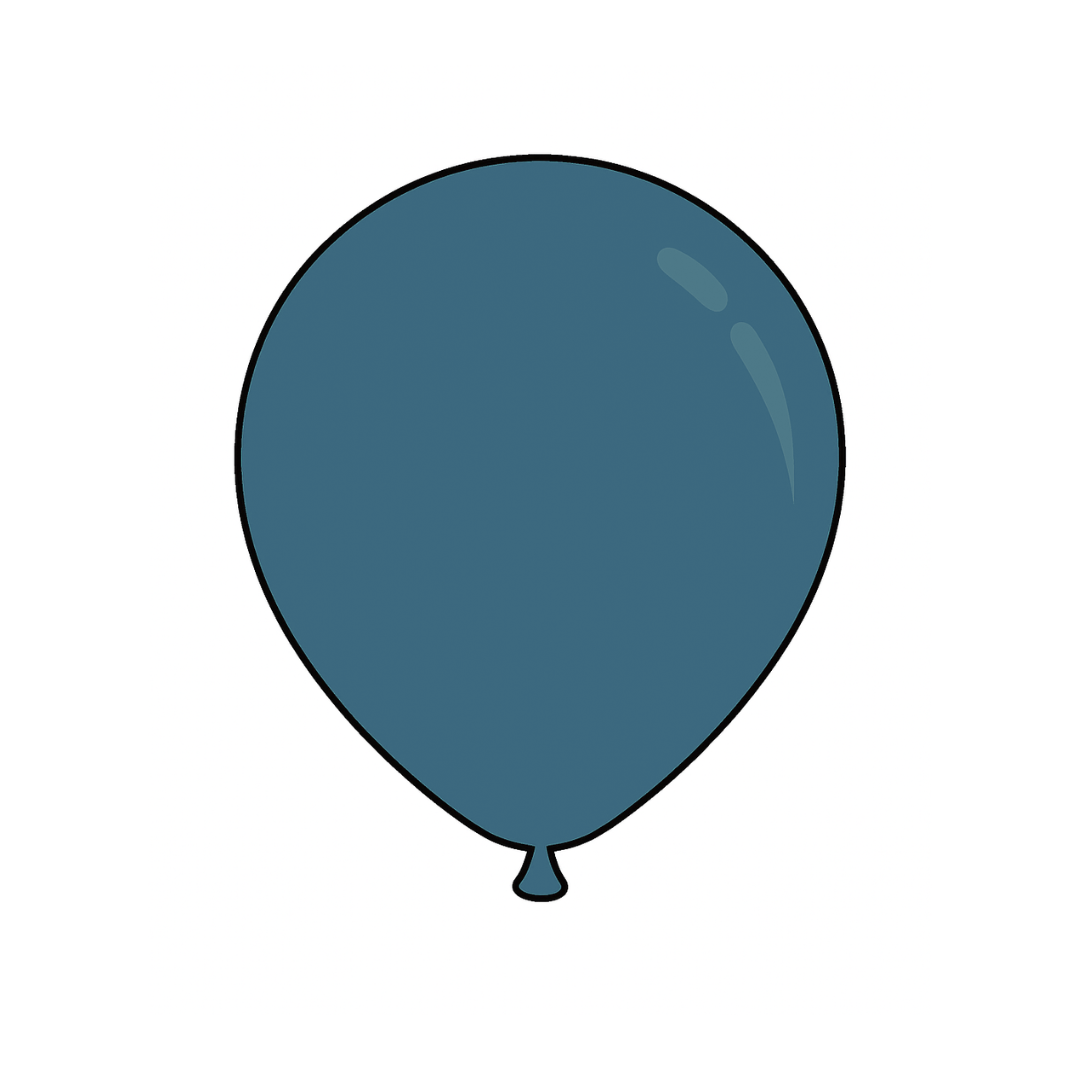 5" Retro Colors Latex Balloons - 100 per pack