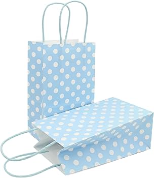 Polka Dot Party Paper Gift Bag