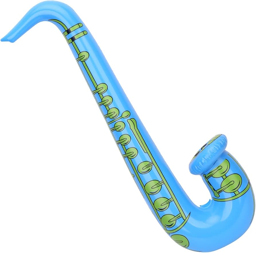 26" Inflatable Saxophone Foil Balloon