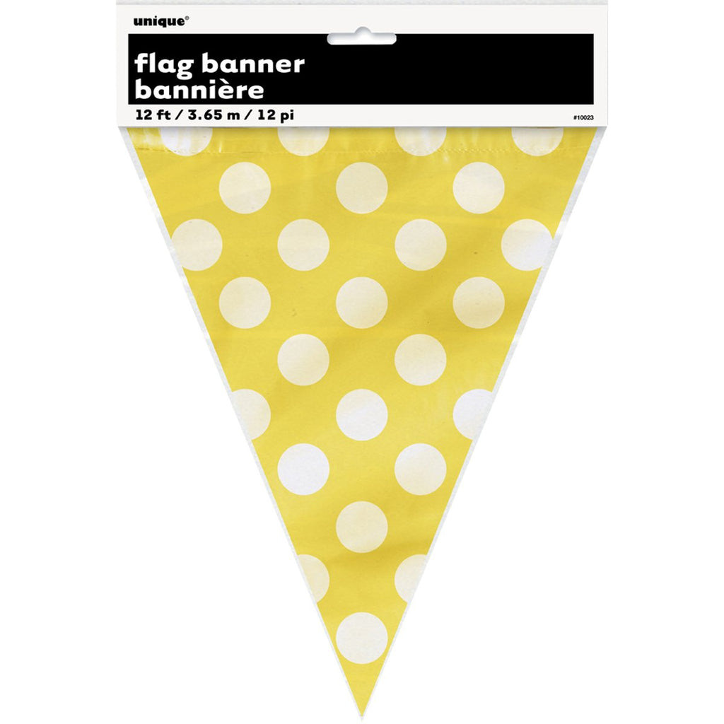Polka Dot Party Flags
