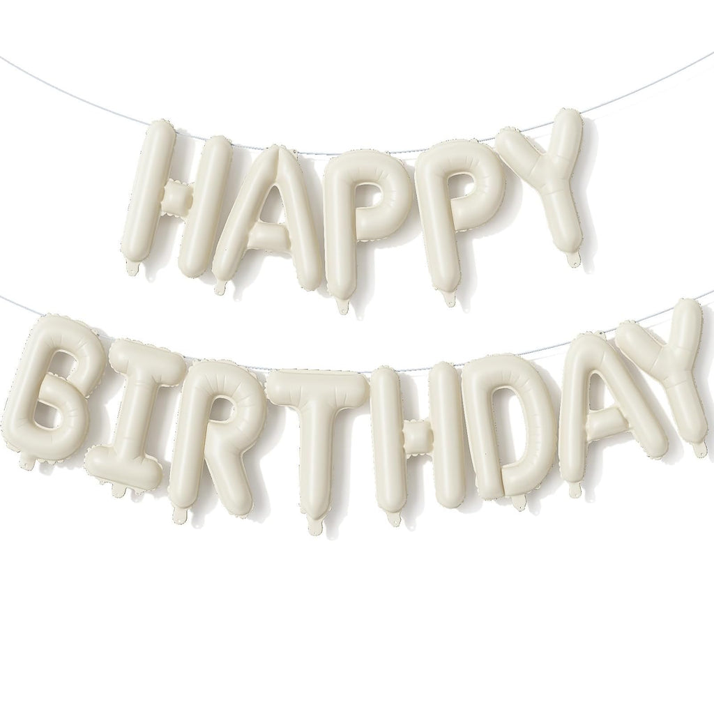 16" Happy Birthday Banner Foil Balloon