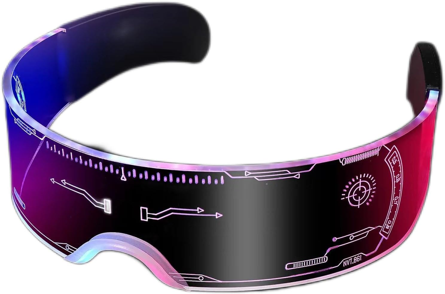 Multicolor Cyberpunk LED Glasses