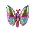 Multicolor Butterfly Foil Balloon
