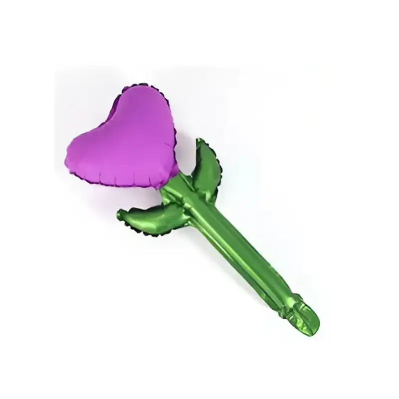 18" Heart Flower Foil Balloon