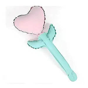 18" Heart Flower Foil Balloon