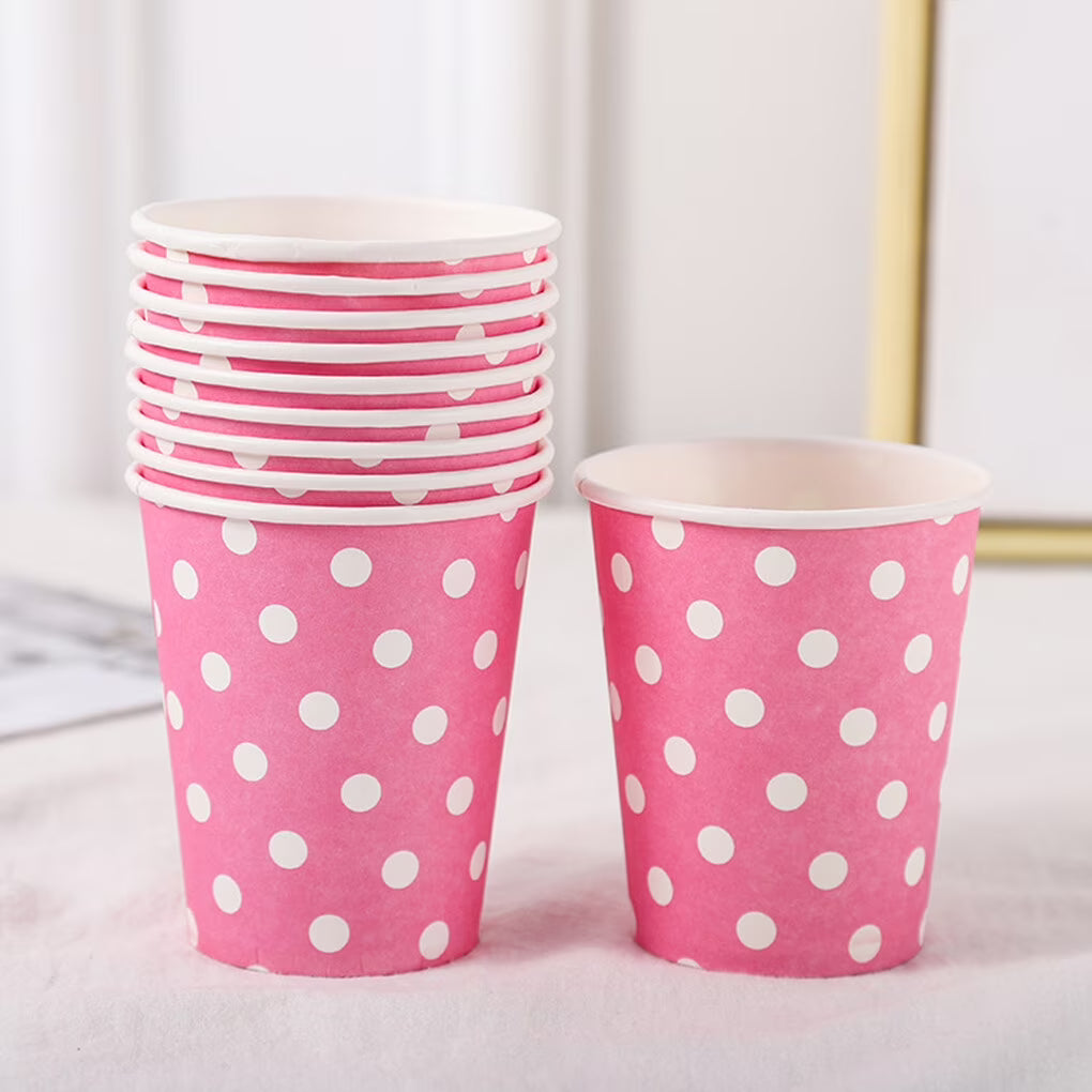 Polka Dot Party Paper Cups