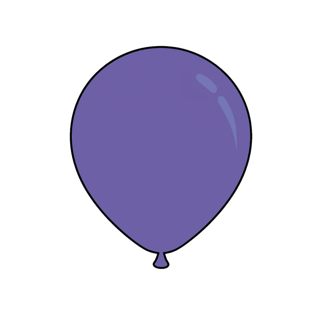 Purple - Solid Colors Latex Balloon