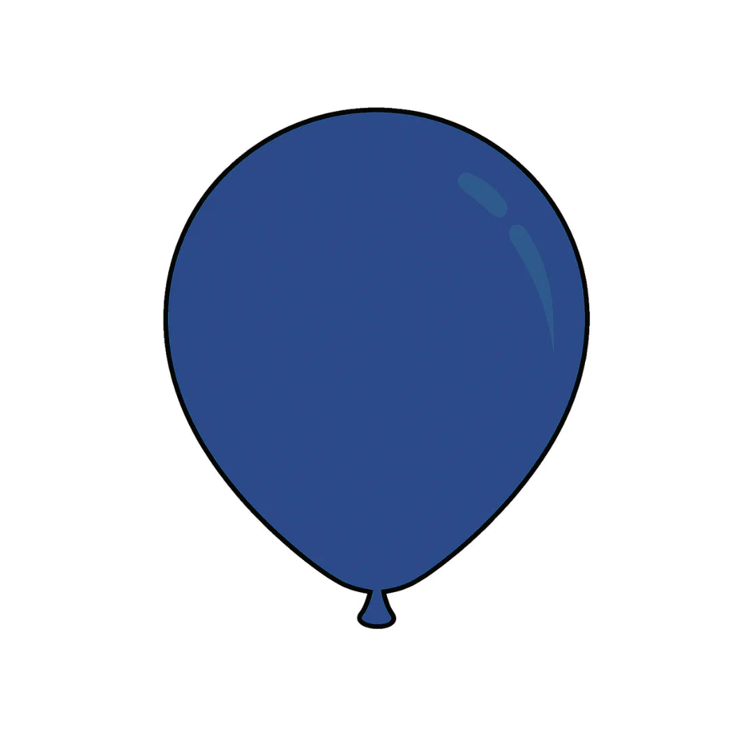Navy Blue - Solid Colors Latex Balloon