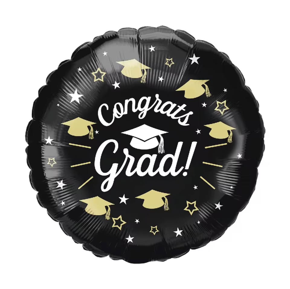 18" Congrats Grad Foil Balloon