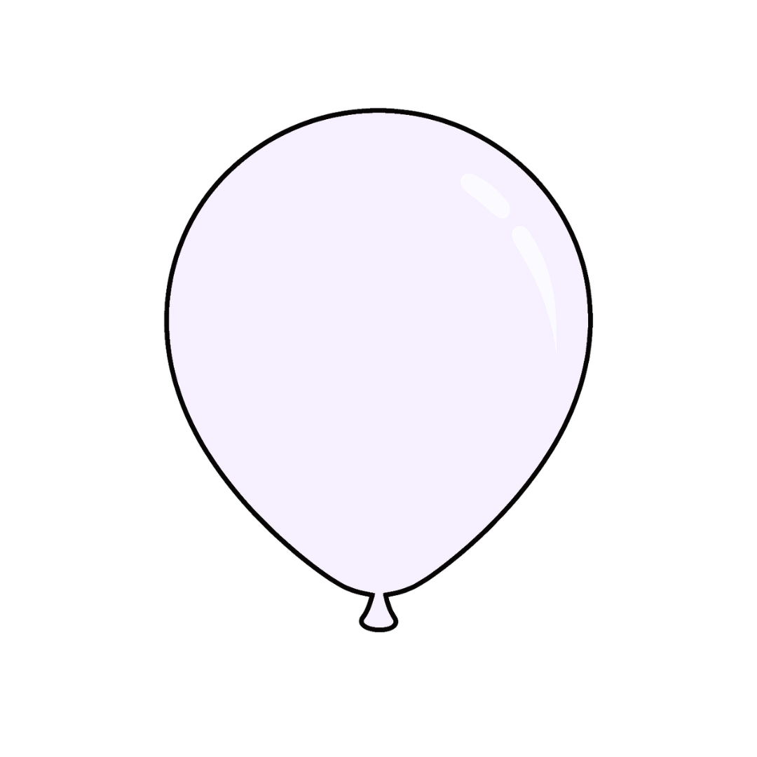 5" Pastel Colors Latex Balloon - 100 per pack
