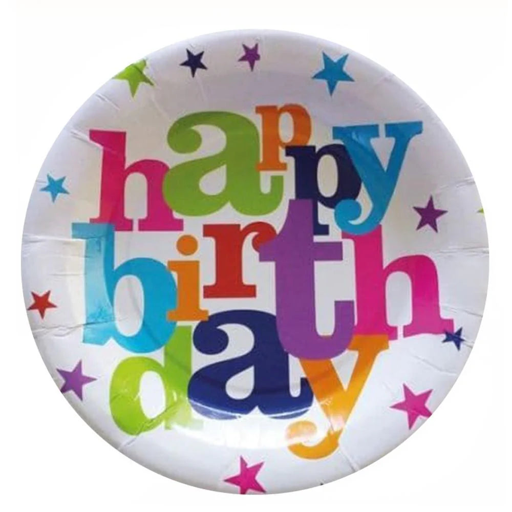 Happy Birthday Party Tableware Set