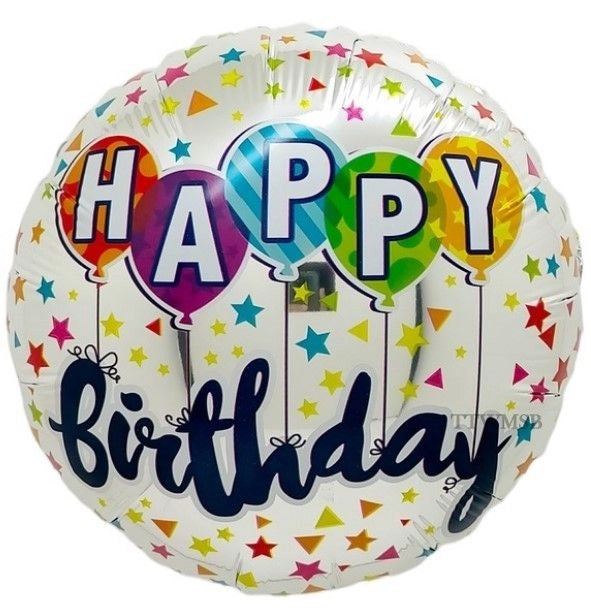 10" Happy Birthday Foil Balloon