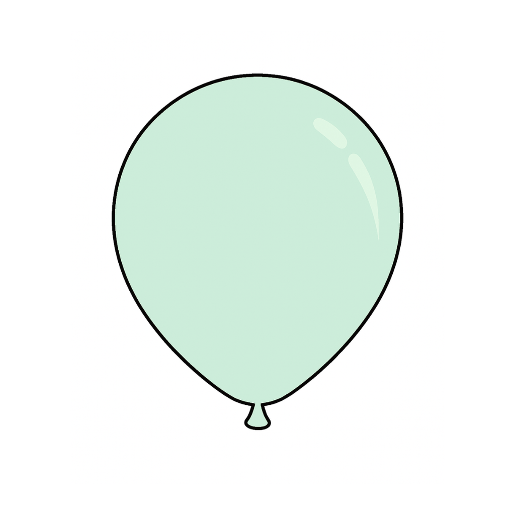 5" Pastel Colors Latex Balloon - 100 per pack