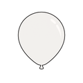 Cream - Dusk Pastel Latex Balloons