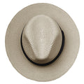 Unisex Fedora Round Straw Bucket Hat