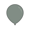 Green - Dusk Pastel Latex Balloons