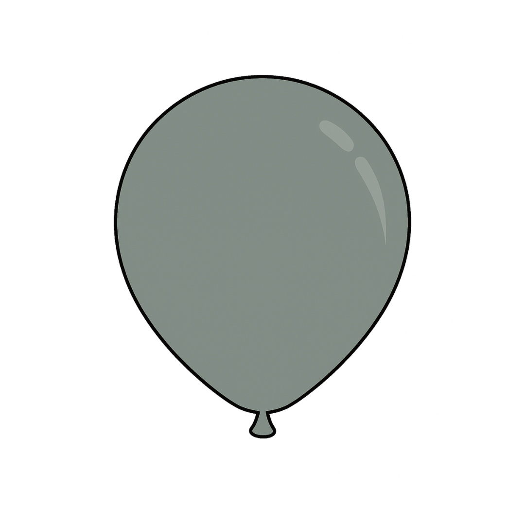 Green - Dusk Pastel Latex Balloons