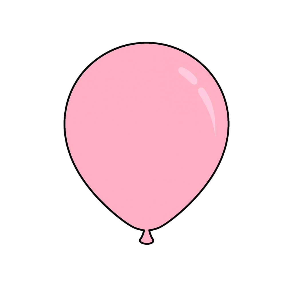12" Pastel Clear Latex Balloon