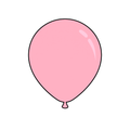12" Pastel Clear Latex Balloon