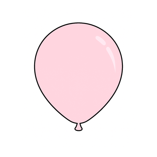 12" Pastel Clear Latex Balloon