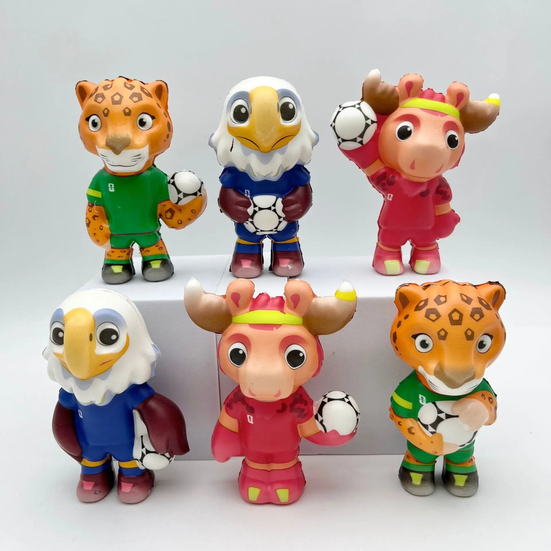 Football Mascots Squishy Toy