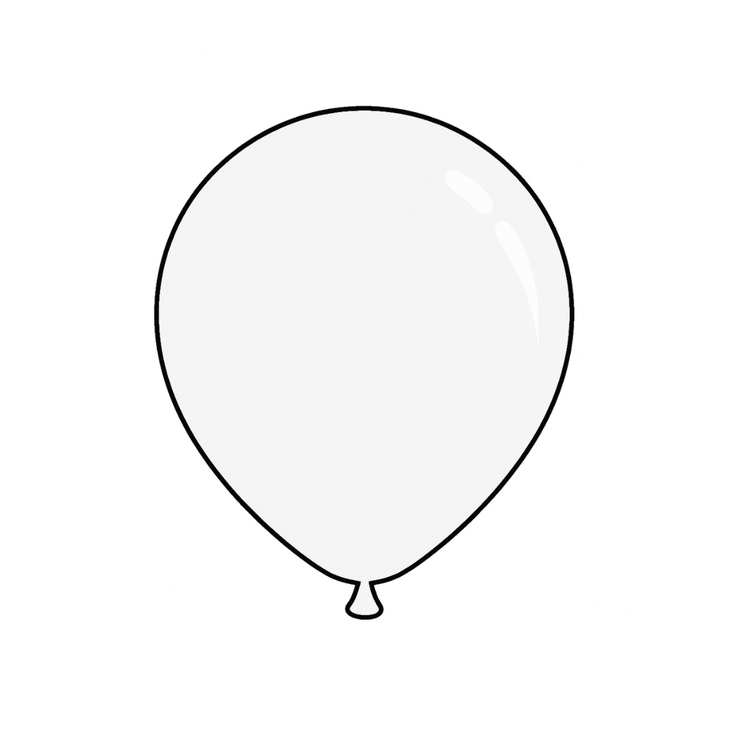 5" Solid Color Latex Balloon - 100 per pack
