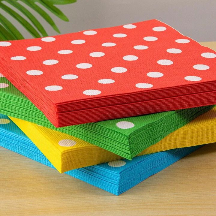 Polka Dot Party Paper Napkins