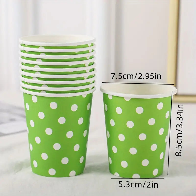 Polka Dot Party Paper Cups